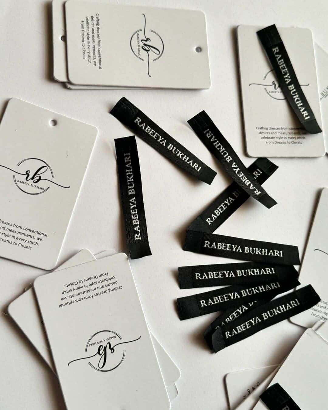Premium High-Density Woven Labels for elite clothing brands! 🧵 Soft on the skin, durable in the wash, and perfect for your brand identity. DM us to get your custom design started! 🌍✈️”