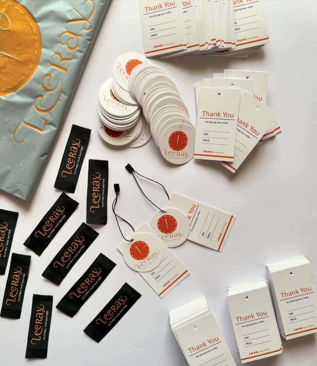 Complete Branding Solution for Apparel Brands! 🧵✨ From Woven Labels to Custom Stickers and Butter Paper, we provide everything you need to make your brand stand out. One-stop shop for all your packaging needs! 🏭 GlobalShipping