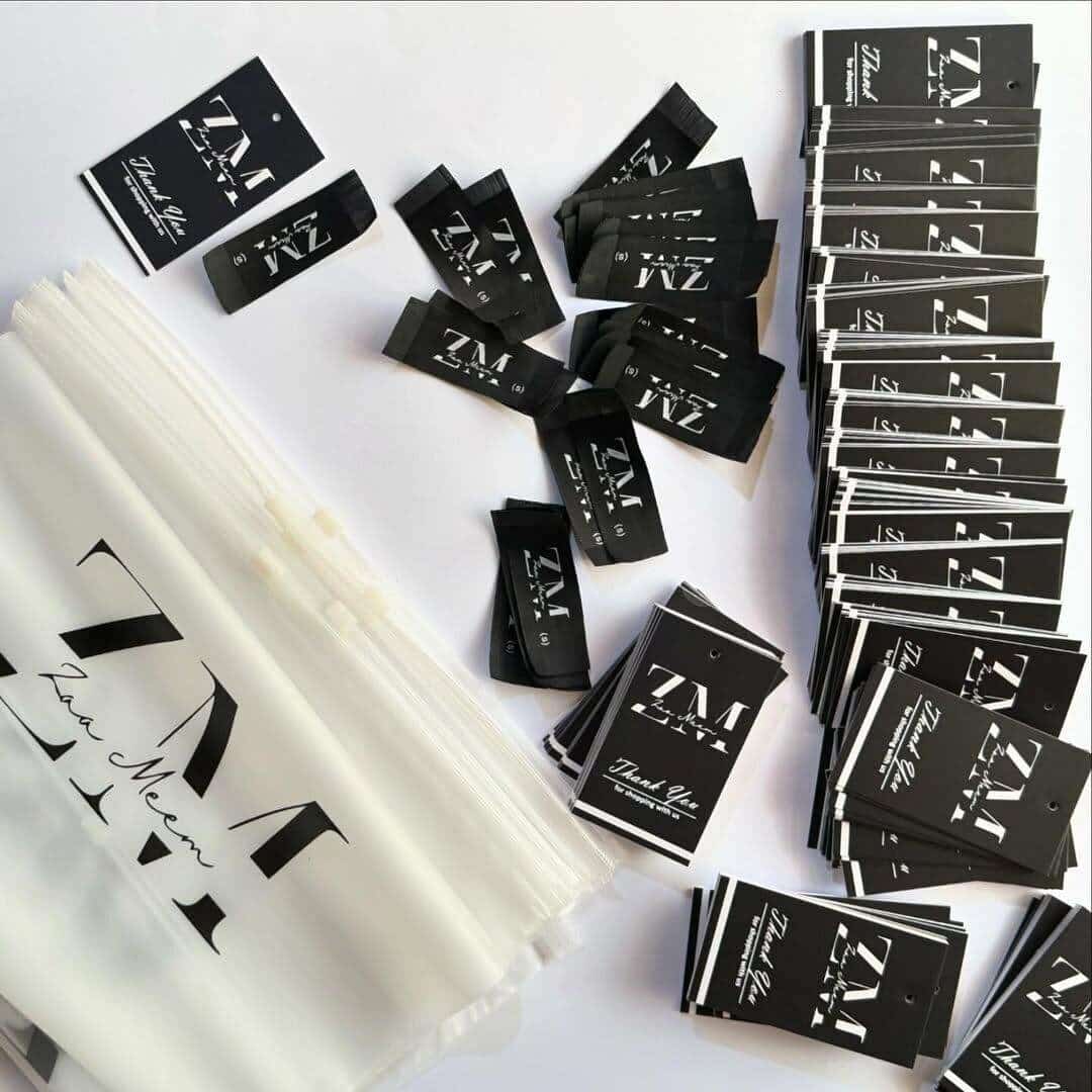 WOVEN LABELS | HANG TAGS | ZIPPER BAGS CustomPackaging FashionStartup PrimeLabelsIntl