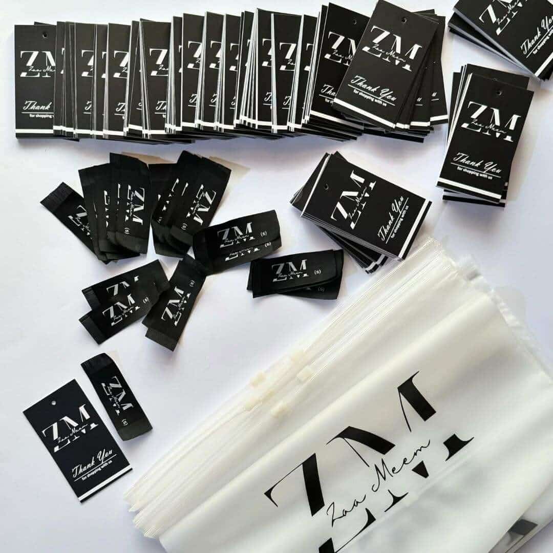 WOVEN LABELS | HANG TAGS | ZIPPER BAGS CustomPackaging FashionStartup PrimeLabelsIntl