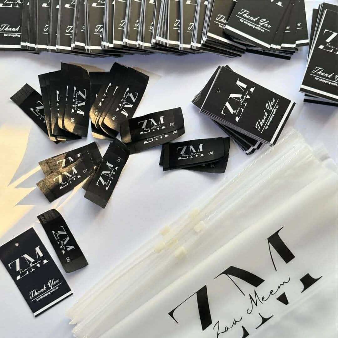 WOVEN LABELS | HANG TAGS | ZIPPER BAGS CustomPackaging FashionStartup PrimeLabelsIntl