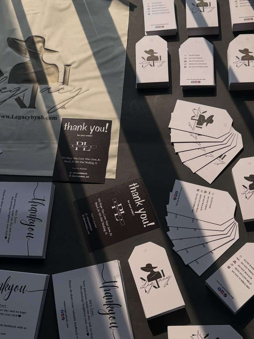 THANK YOU CARDS | TAG CARDS | ZIPPER BAGS