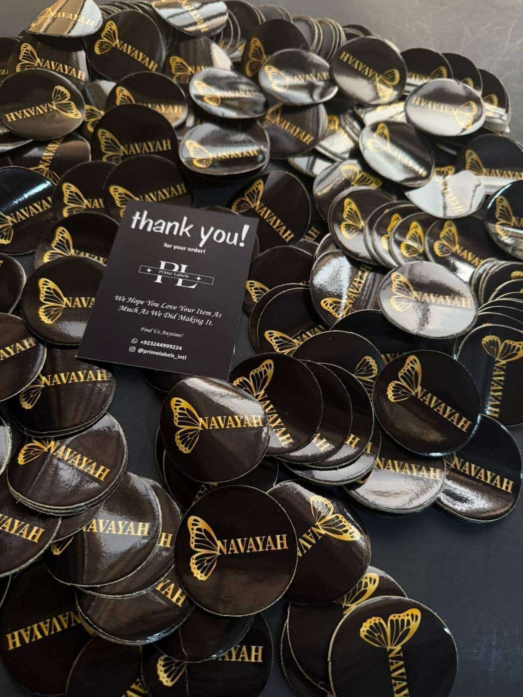 ROUND PREMIUM STICKERS