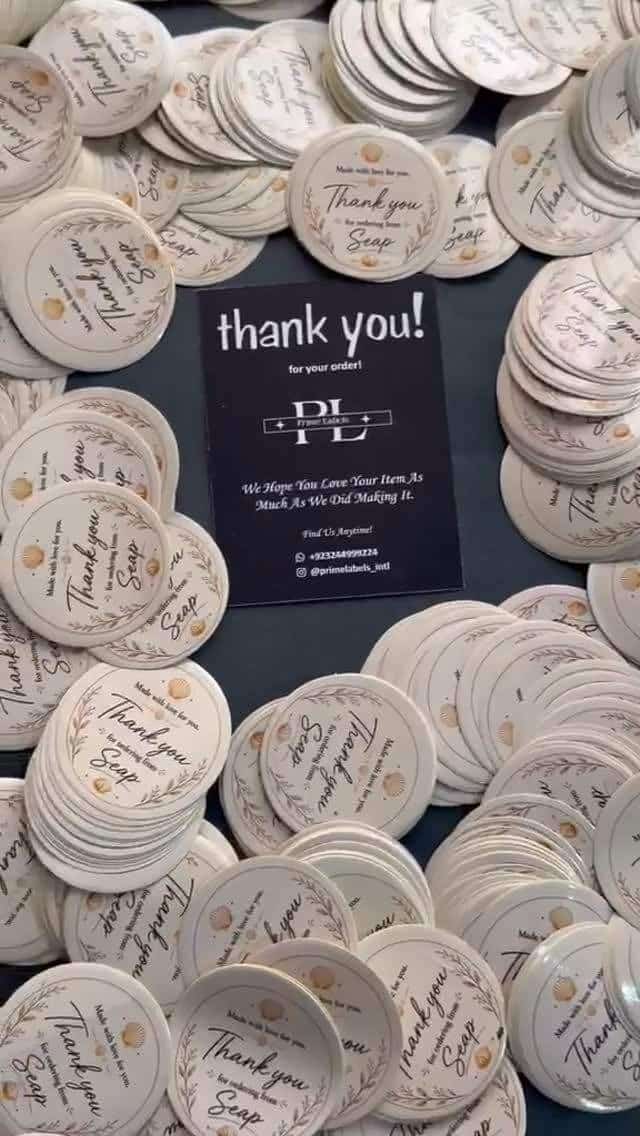Sticking with quality! 🏷️✨ Elevate your brand with our premium custom stickers. DM for quotes