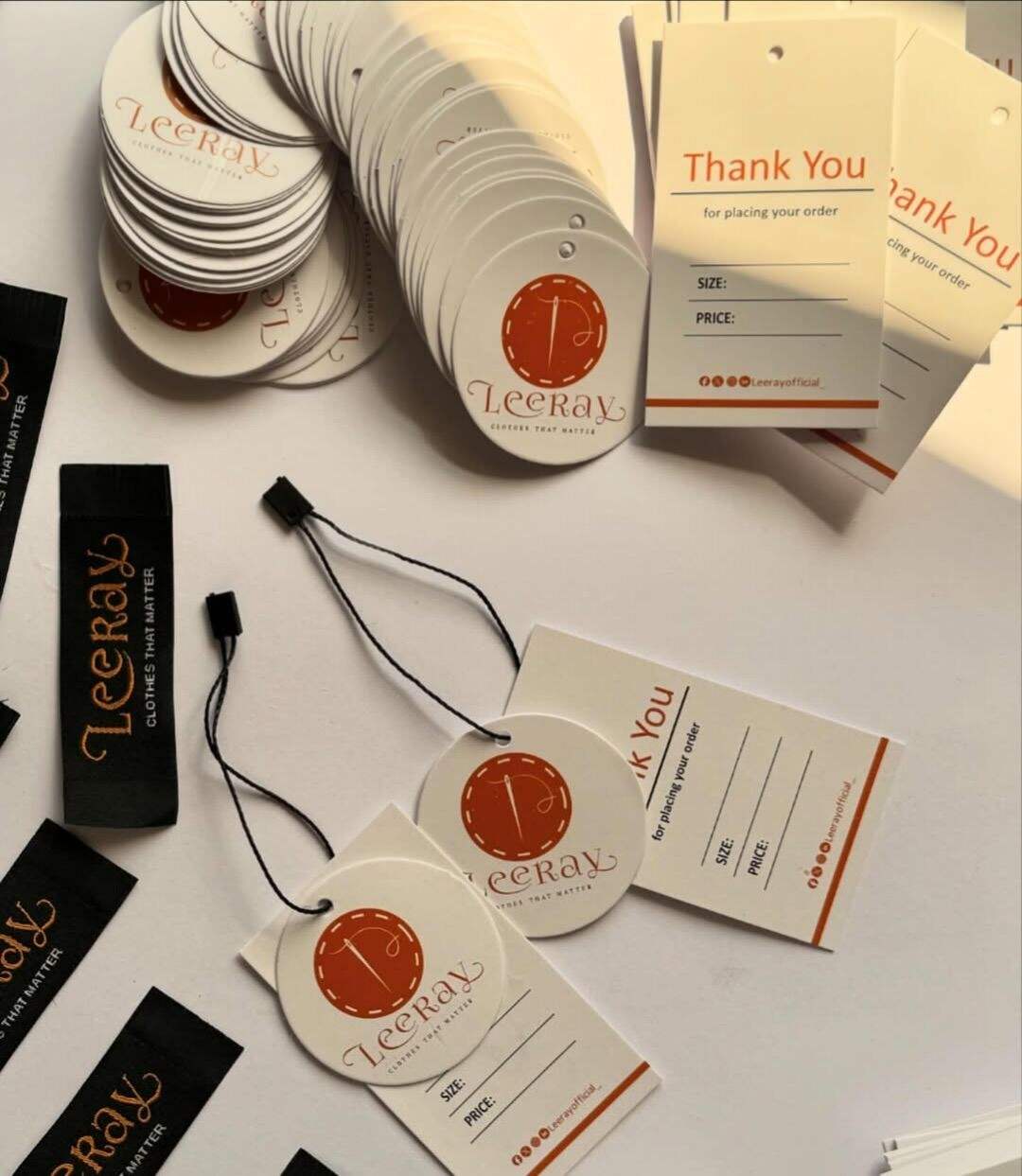 Complete Branding Solution for Apparel Brands! 🧵✨ From Woven Labels to Custom Stickers and Butter Paper, we provide everything you need to make your brand stand out. One-stop shop for all your packaging needs! 🏭 GlobalShipping — Prime Labels work sample