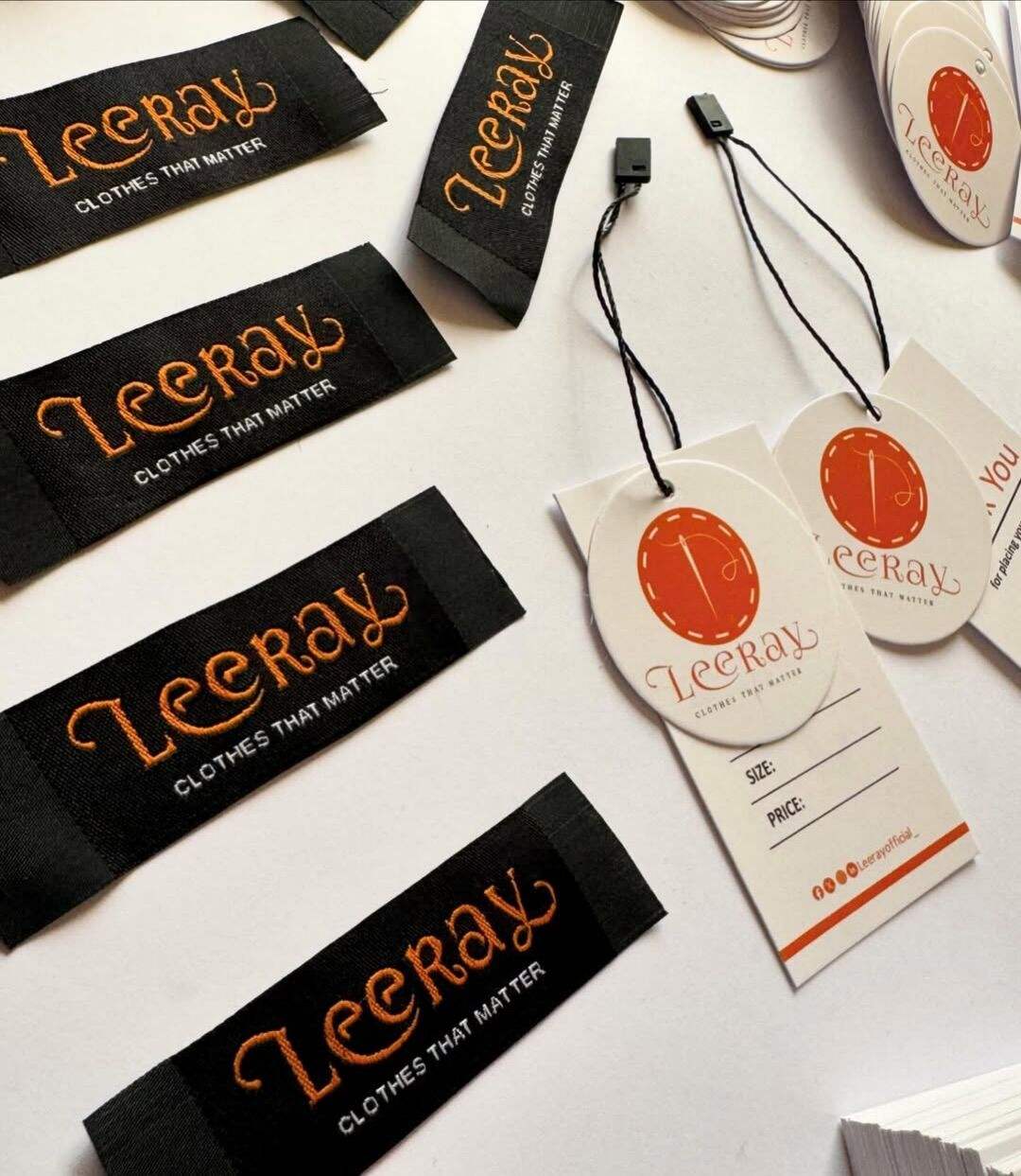 Complete Branding Solution for Apparel Brands! 🧵✨ From Woven Labels to Custom Stickers and Butter Paper, we provide everything you need to make your brand stand out. One-stop shop for all your packaging needs! 🏭 GlobalShipping — Prime Labels work sample