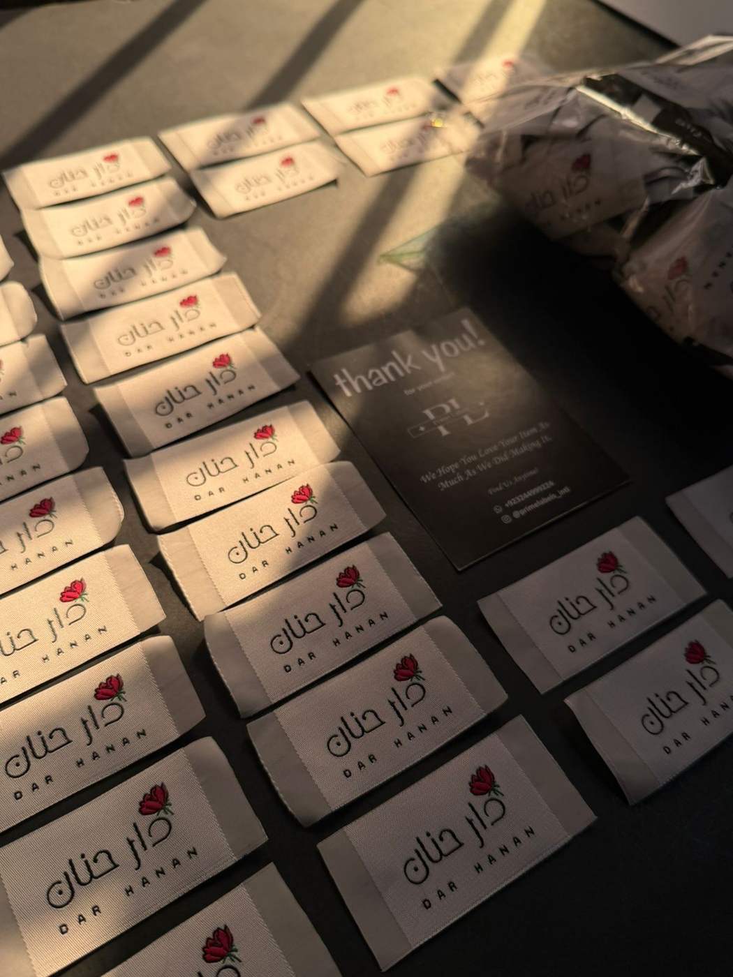 WOVEN LABELS — Prime Labels work sample