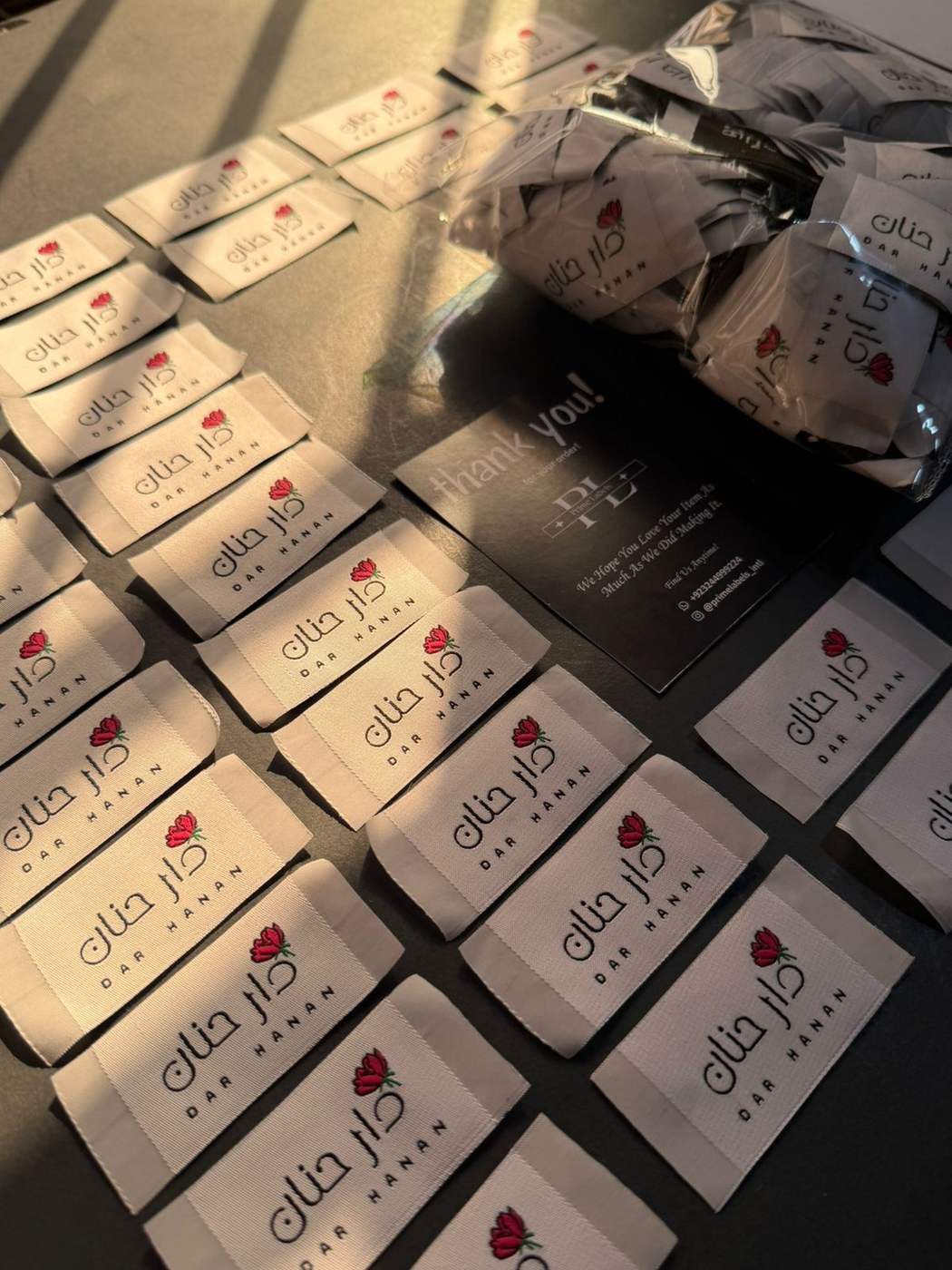 WOVEN LABELS — Prime Labels work sample