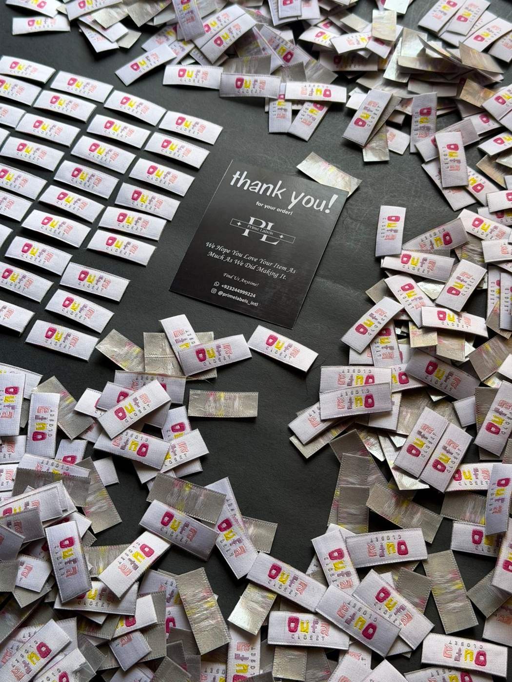 WOVEN LABELS — Prime Labels work sample