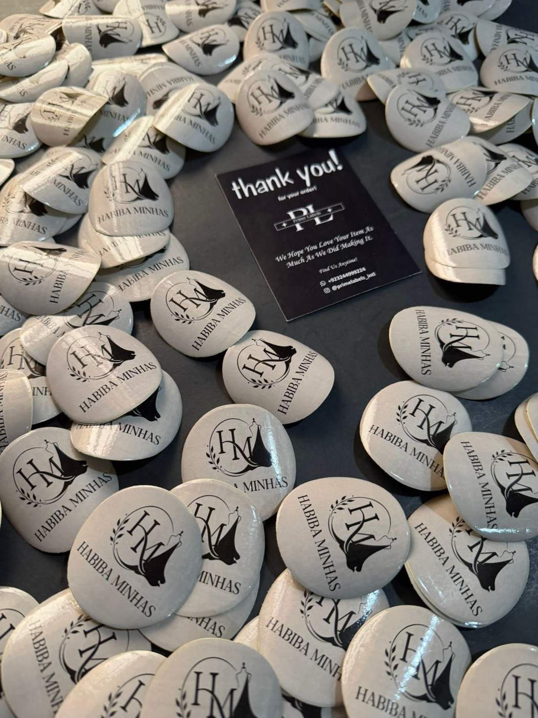 ROUND STICKERS ✨ — Prime Labels work sample