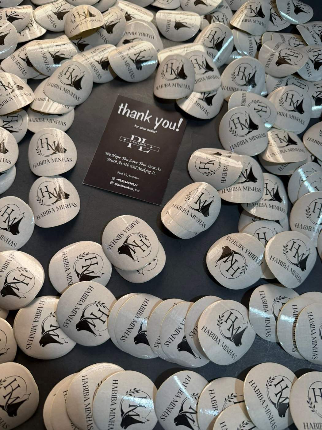 ROUND STICKERS ✨ — Prime Labels work sample