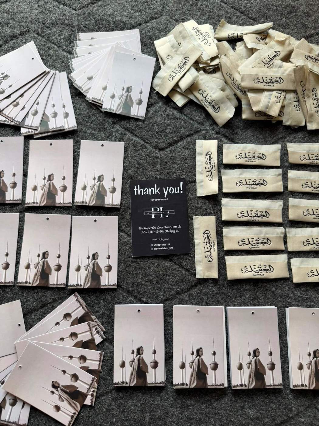WOVEN LABELS | HANG TAGS — Prime Labels work sample