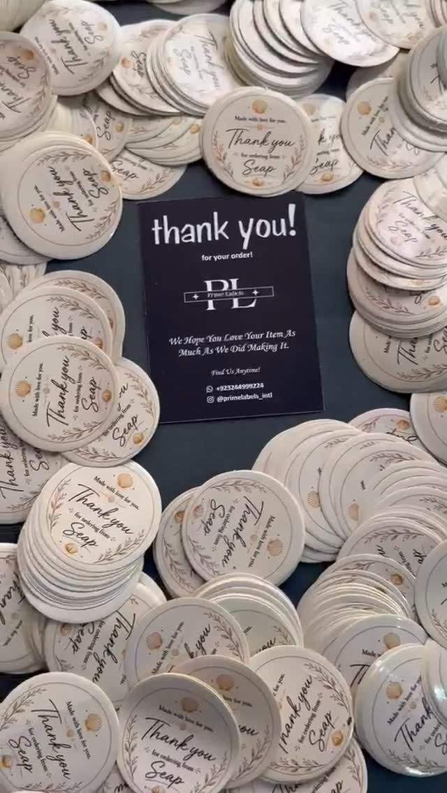 Sticking with quality! 🏷️✨ Elevate your brand with our premium custom stickers. DM for quotes — Prime Labels work sample