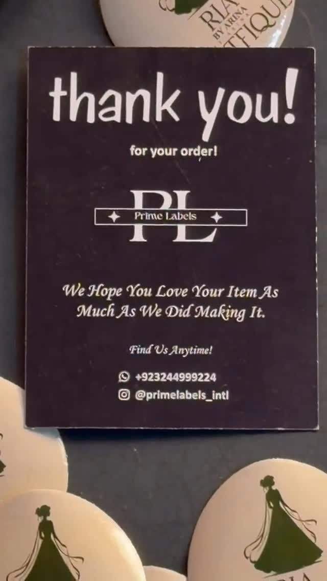 Your brand, but make it premium! ✨ — Prime Labels work sample