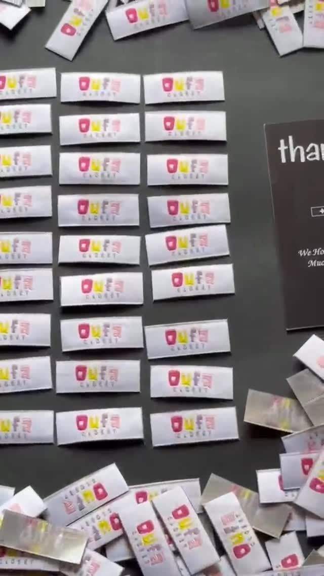 WOVEN LABELS — Prime Labels work sample