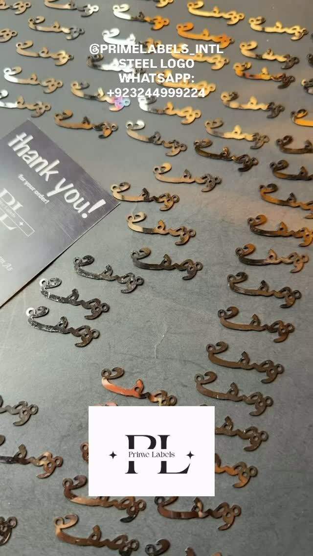 STEEL LOGO — Prime Labels work sample